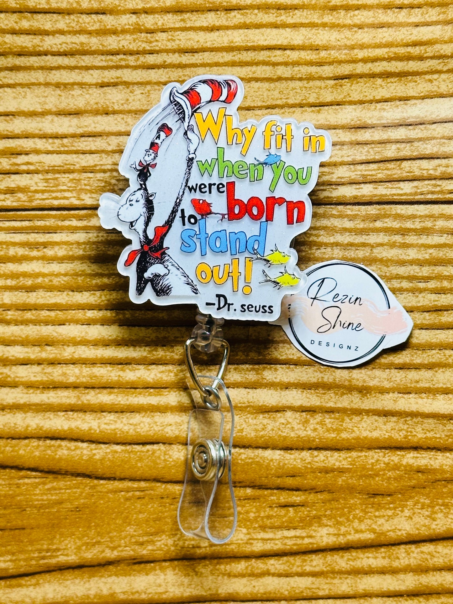 Why Fit In Stand Out Badge Reel