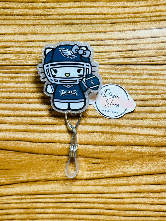 Eagles Hello Kitty Badge Reel