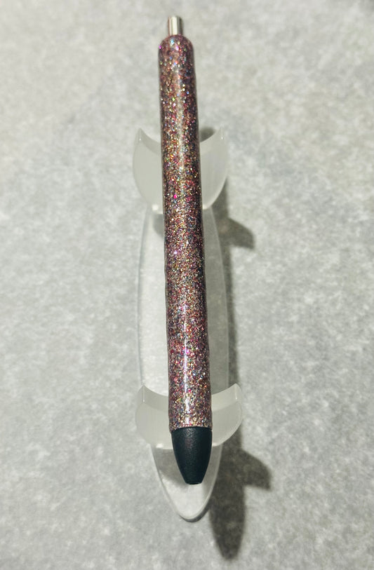 Red Multicolor Glitter Pen