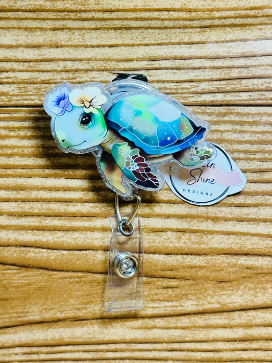 Sea Turtle Badge Reel