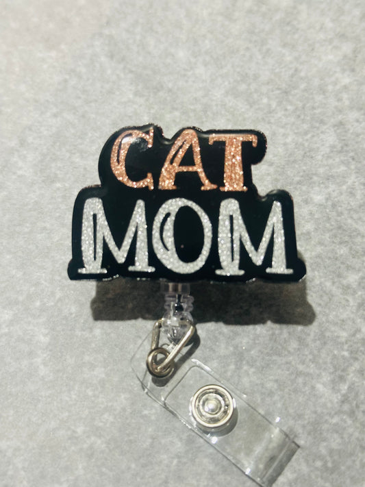 Cat Mom Badge Reel