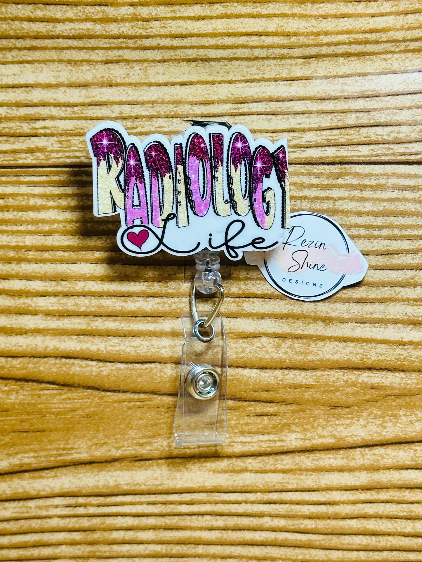 Radiology Life Badge Reel
