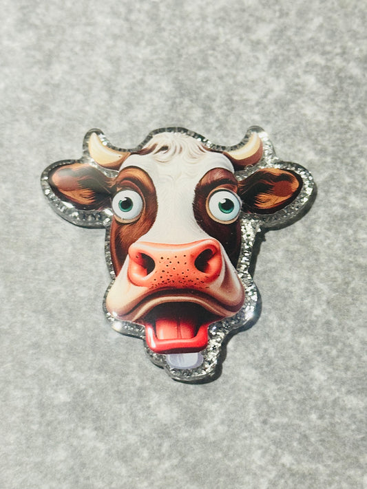 Cow Badge Reel