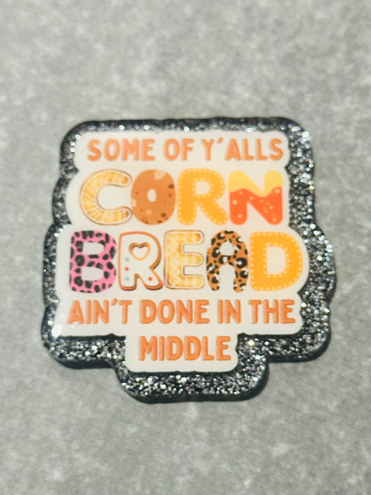Corn Bread Badge Reel