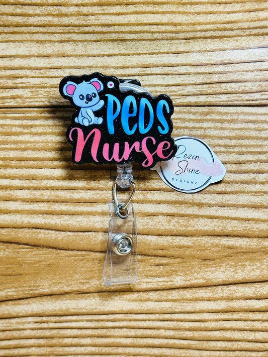 Peds Nurse Badge Reel