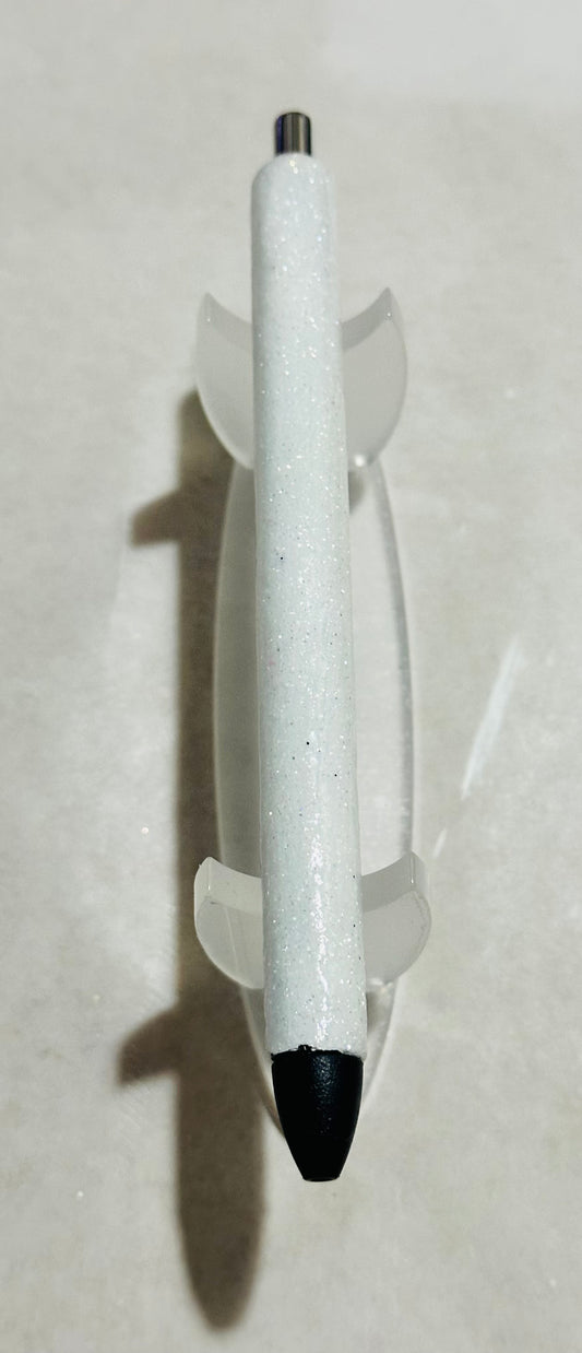 White Glitter Pen