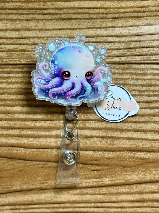 Octopus Badge Reel