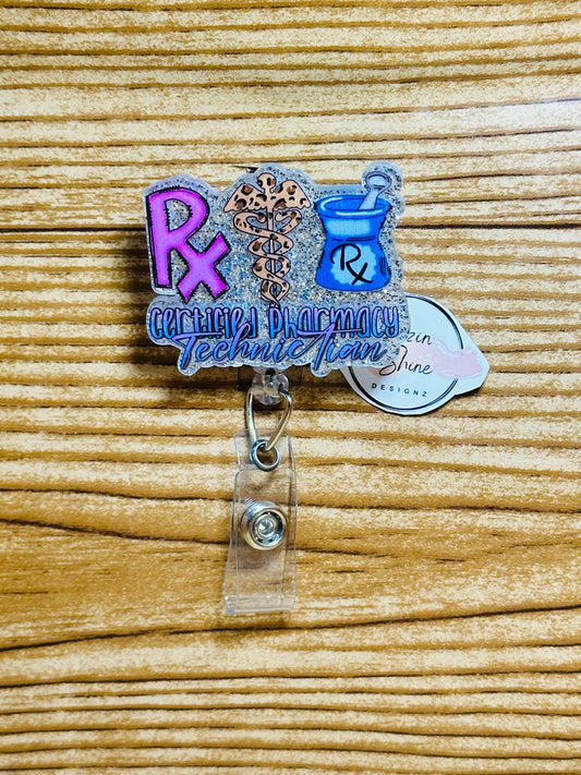 Pharmacy Tech Badge Reel