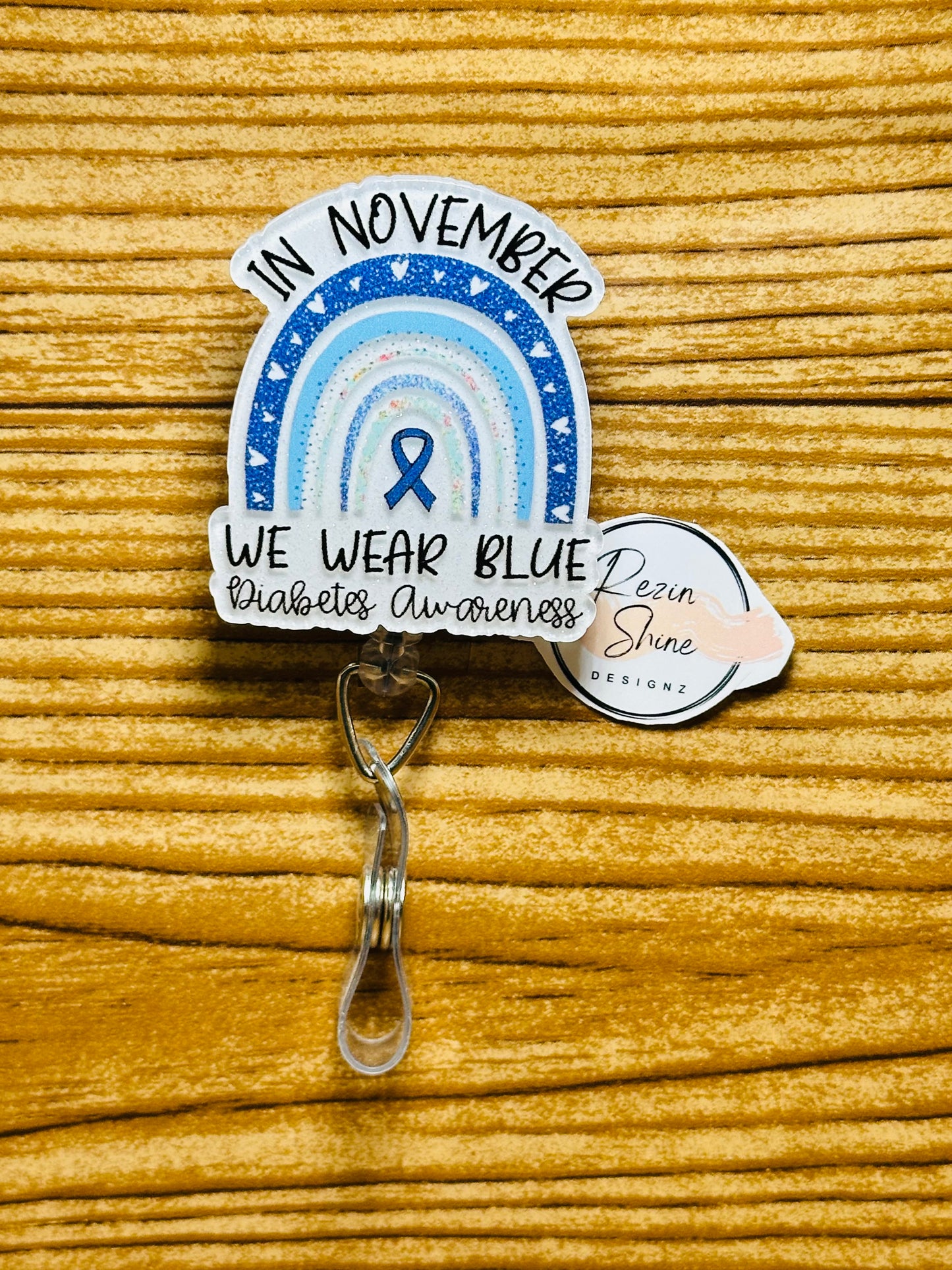 Diabetes Awareness In Nov We Wear Blue Badge Reel