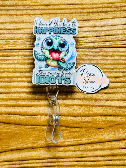 Stay Away From Idiots Badge Reel