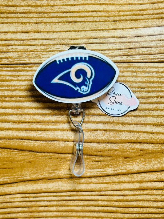 Rams Football Badge Reel