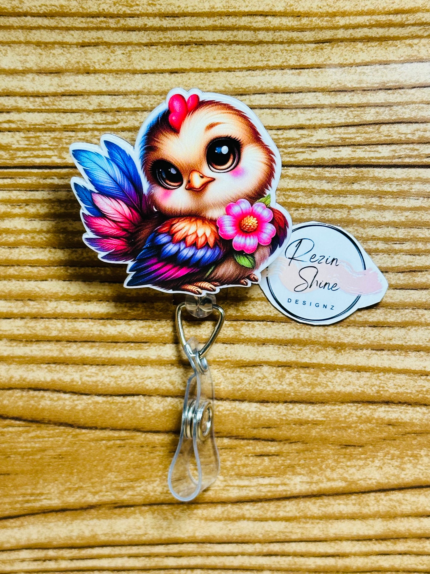 Chicken Badge Reel