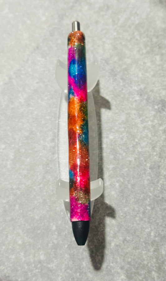 Multicolor Alcohol Ink Glitter Pen