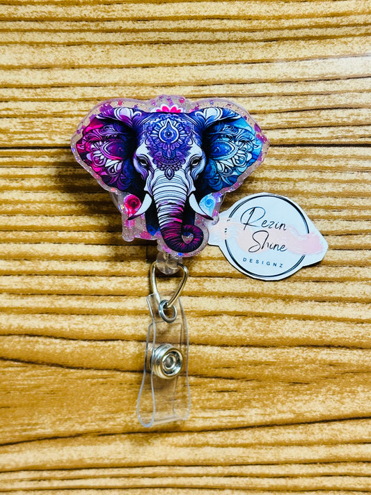 Elephant Badge Reel