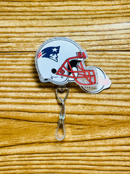Patriots Helmet Badge Reel
