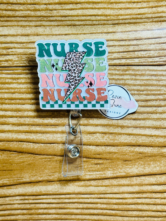Nurse Badge Reel